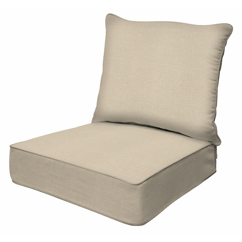 Latitude Run® 1 Piece Outdoor Seat/Back Cushion 24'' W x 23'' D Wayfair